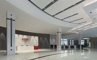 公司裝修前臺(tái)及l(fā)ogo墻設(shè)計(jì)