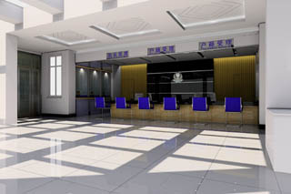 公司裝修-前臺(tái)